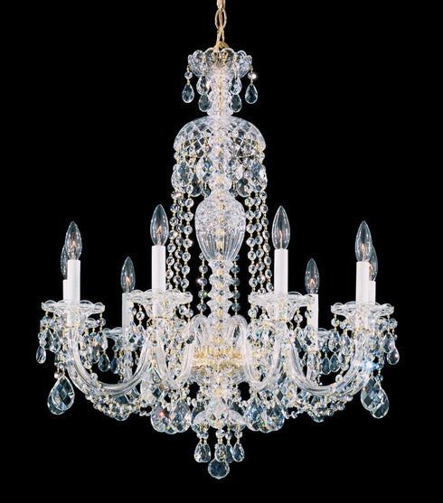 Schonbek Sterling 9 Light Chandelier In Rich Auerelia Model: 2996-211S