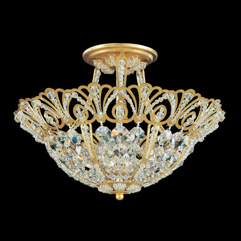Schonbek Tiara 5 Light 110v Close To Ceiling In Model: 9841-22