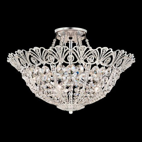 Schonbek Tiara 9 Light 110v Close To Ceiling In Model: 9843-22