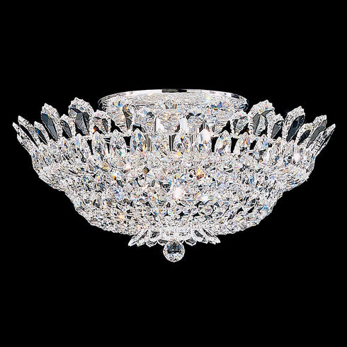 Schonbek Trilliane 10 Light 110v Close To Ceiling In Model: 5868A