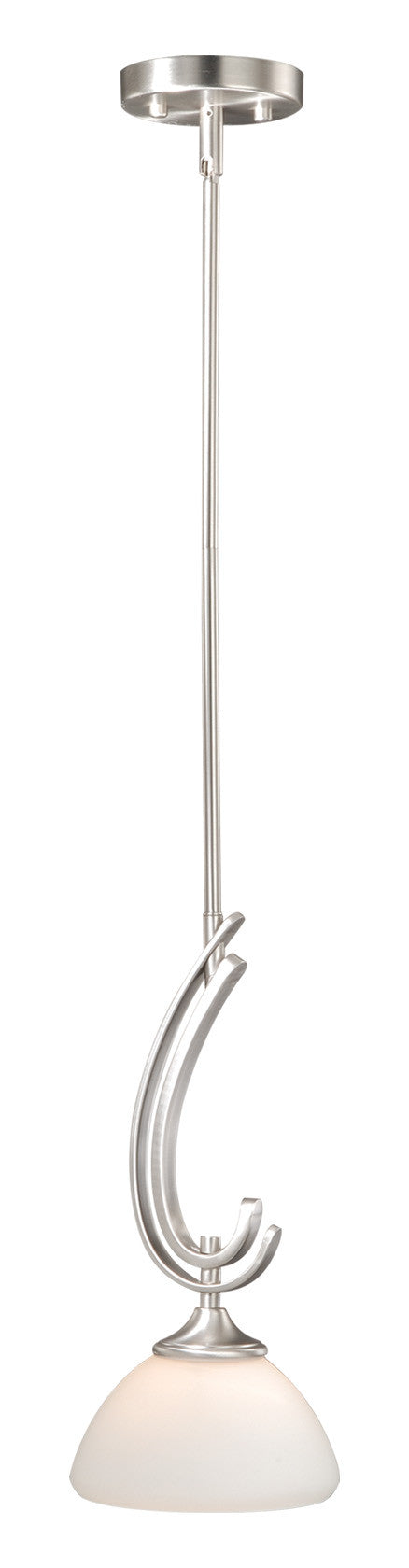 SE-PDD070BN Vaxcel Sebring 7" Mini Pendant Brushed Nickel