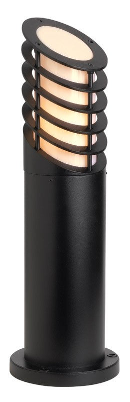 Snoc Cast Aluminum Bollard With Opal Acrylic Globe Model:0888 LH