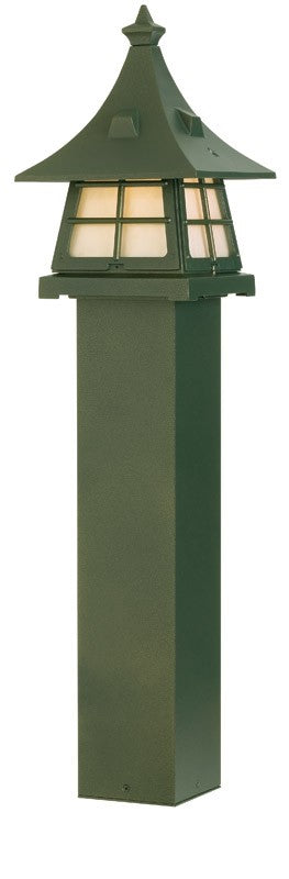 Snoc Cast Aluminum Bollard With Pearl Acrylic Panels Model: LH0872 LH (0872)
