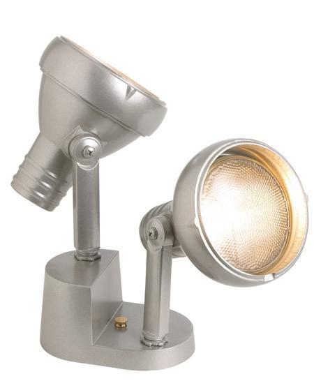 Snoc Cast Aluminum Dual Head Accent Light For Overhangs Model:0552 LH