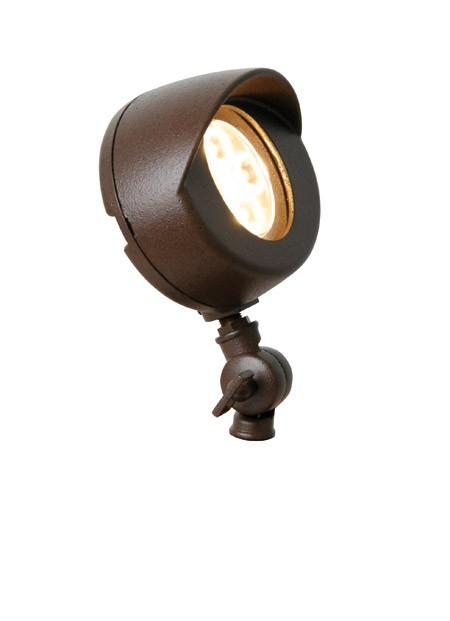 Snoc Cast Aluminum Led Accent Lights (closed And Gasketed) With Visor Model: LH0593 LH LD8 (0593)