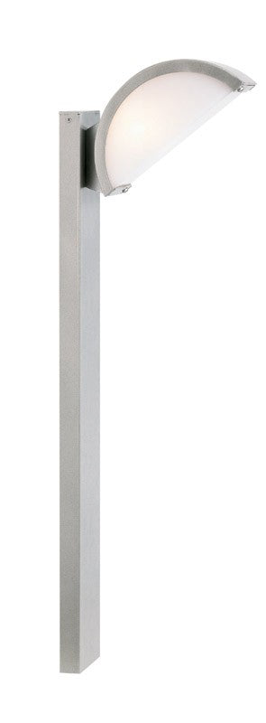 Snoc Cast Aluminum Path Light With Opal White Acrylic Diffuser Model:0227 LV