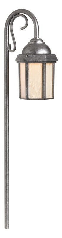 Snoc Cast Aluminum Path Light With Pearl Acrylic Panels Model:0202 LV