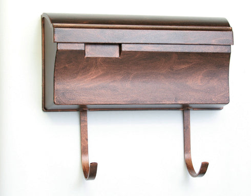 Snoc Essentials 81373AC / 71041 Essentiel Collection Small Horizontal Mailbox With Hooks Model: