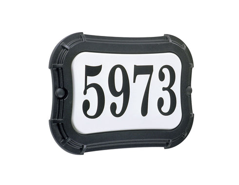 Snoc Essentials 85001AC Essentiel Collection Small Wall-Mounted House Number Plate Model: 85001