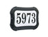 Snoc Essentials 85001AC Essentiel Collection Small Wall-Mounted House Number Plate Model: 85001