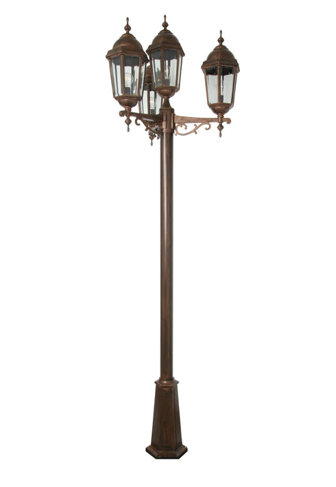 Snoc Vintage II Multiple Head Post Light (8 Colors & 2 Bulb Types) Model:81033 3V 82002
