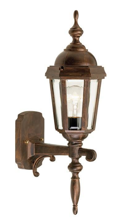 Snoc Vintage II Wall Mount Uplight With Stem (8 Colors, 2 Bulb Types & 2 Glass Options) Model:81006
