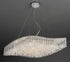 Spectrum Collection Nine Light Clear Crystal Wave Pendant Chandelier