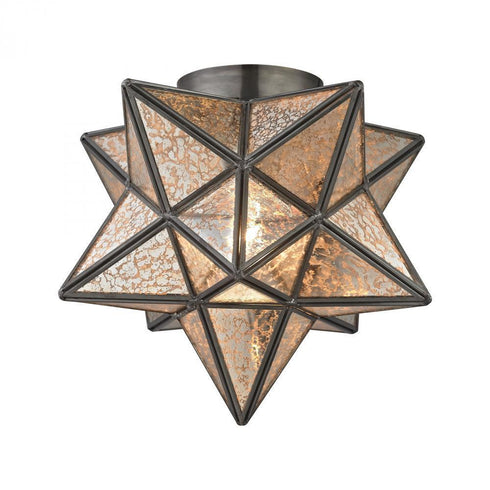 Sterling Moravian Star Flush Mount Bronze Model: 1145-004