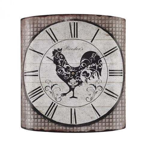 Sterling 171-008 Stylized Rooster Wall Clock