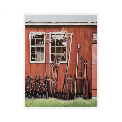 Sterling 7011-1186 Handpainted Wall Art Farm Tools