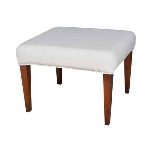 Sterling 7011-120-E Couture Covers Single Bench Cover - Pure White