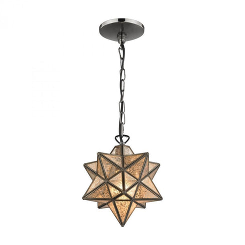 Elk (Sterling) Moravian Star Pendant Bronze Model: 1145-009