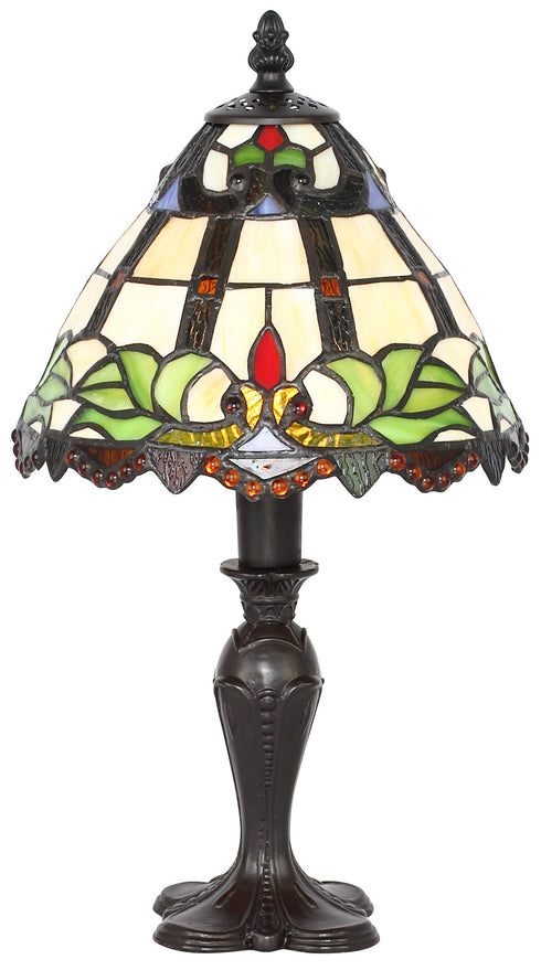 T607-8-158 Cambridge Collection Tiffany Mini Table Lamp