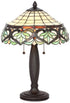T610-12-158 Sillery Collection Tiffany Table Lamp