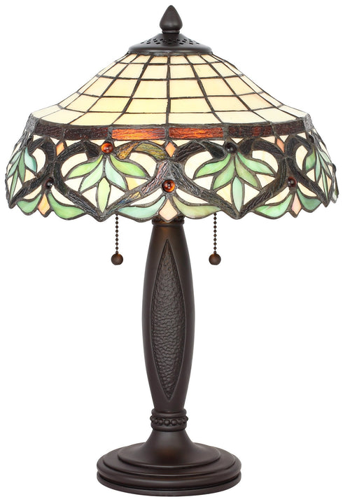 T610-12-158 Sillery Collection Tiffany Table Lamp