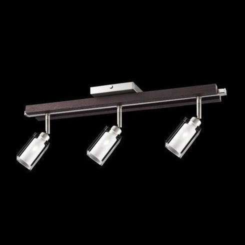 TK349-3-SCH 3-Light Contemporary Ceiling Track