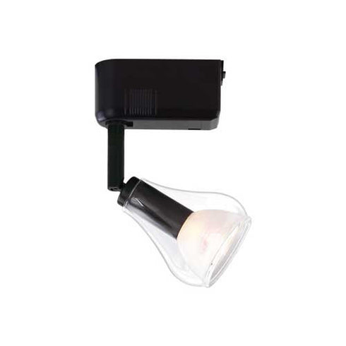 TR315-BK Black Track Head with Nested Glass Shades