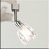 TR317-SCH Satin Chrome Track Head with Water Glass Shade