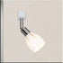 TR318-CM Chrome Track Head with Glass Shade