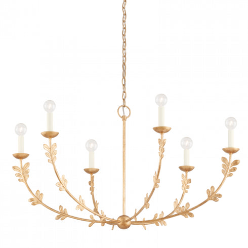 Troy 6 Light Large Chandelier Model: F4440-BI