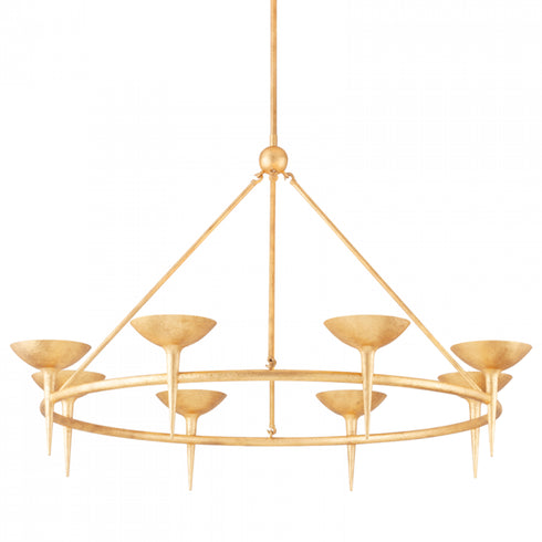 Troy 8 Light Chandelier Model: F2608-GSW