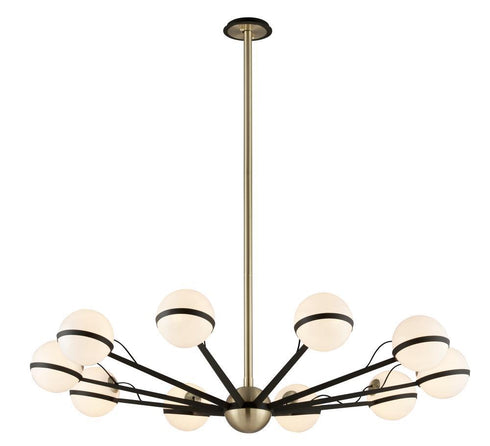Troy Ace 10 Light Chandelier Large Model: F5306