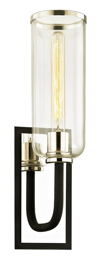 Troy Aeon 1 Light Wall Sconce Model: B6271-TBK/PN