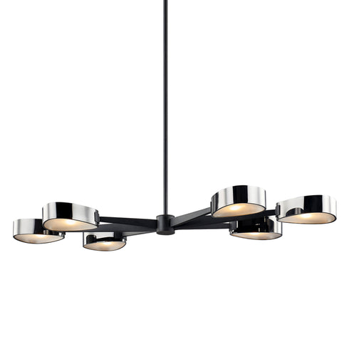 Troy Allisio 6 Light Linear Model: F7336-TBK/BCR