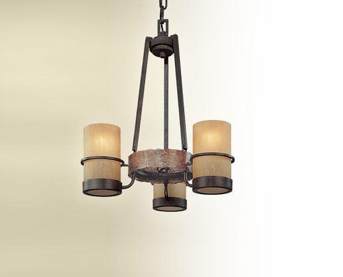 Troy Bamboo 3 Light Chandelier Model: F1845BB