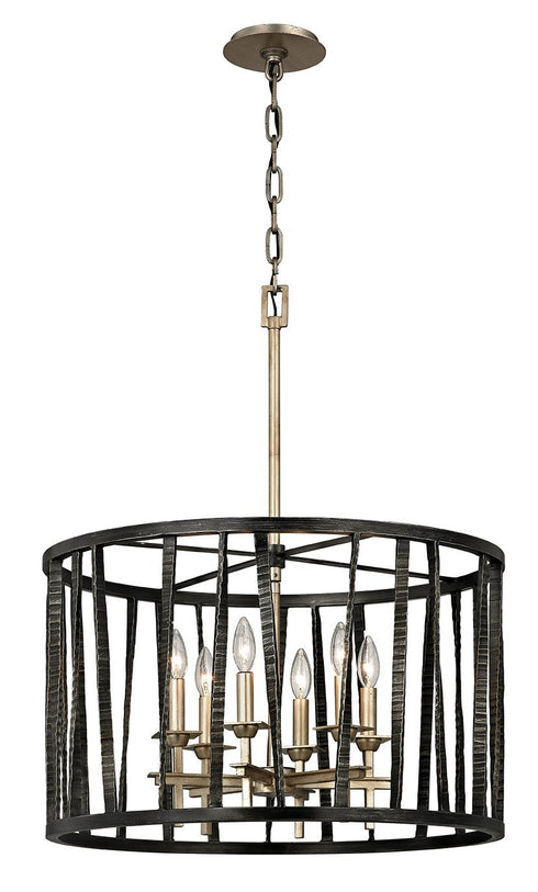 Troy Bastille 6 Light Pendant Dining Model: F5896