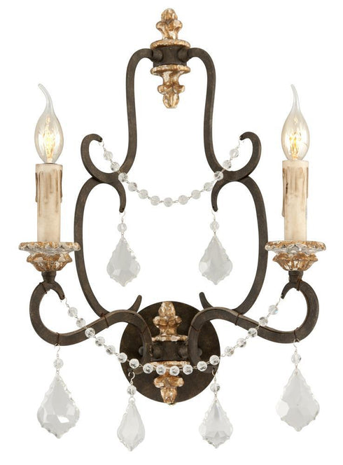 Troy Bordeaux 2 Light Wall Sconce Model: B3512