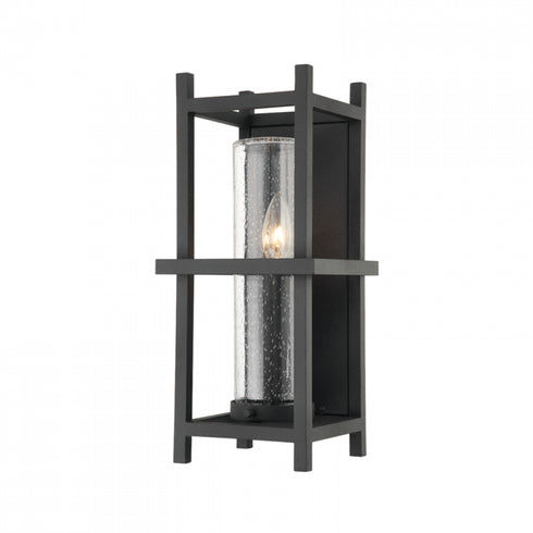 Troy Carlo 1 Light Small Exterior Wall Sconce Model: B7501-TBK