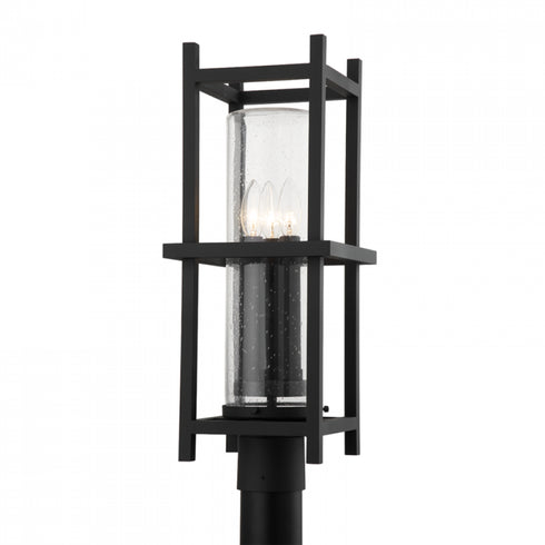 Troy Carlo 3 Light Medium Exterior Post Model: P7522-TBK