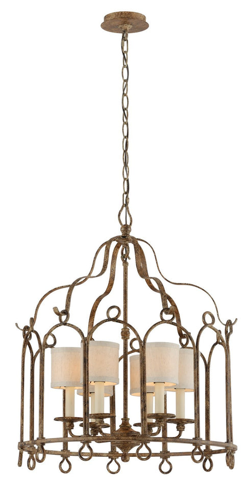 Troy Carousel 6 Light Chandelier Dining Model: F4837