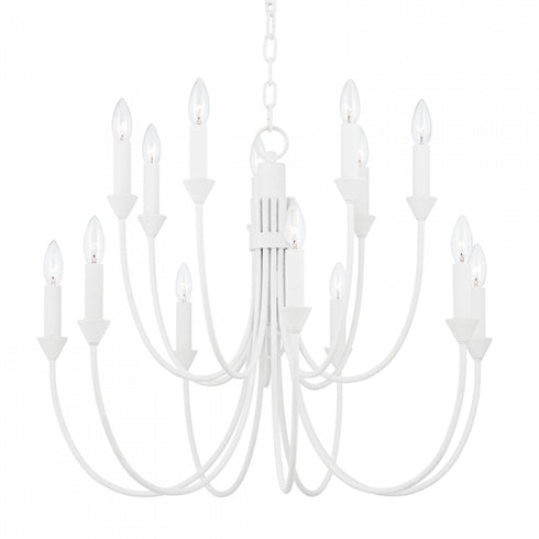 Troy Cate 14 Light Chandelier Model: F1014-GSW