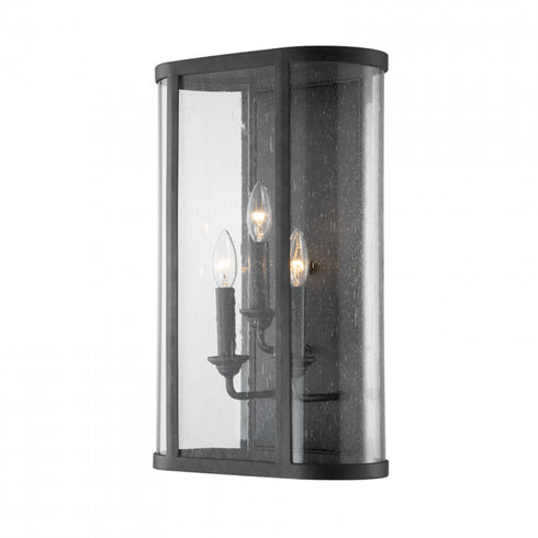 Troy Chace 3 Light Large Exterior Wall Sconce Model: B3403-FRN