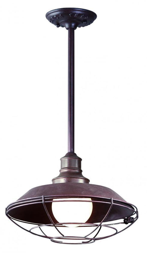 Troy Circa 1910 1 Light Hanging Downlight Large Model: F9273OR