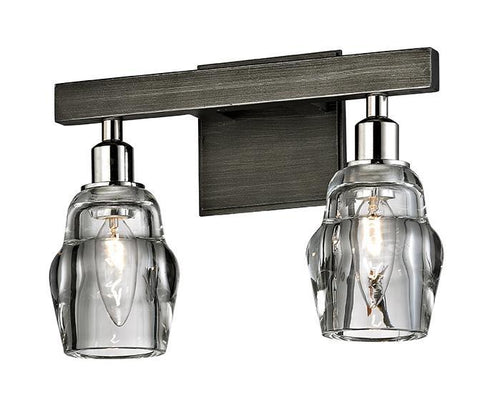 Troy Citizen 2 Light Wall Bath Model: B6002-GRA/PN