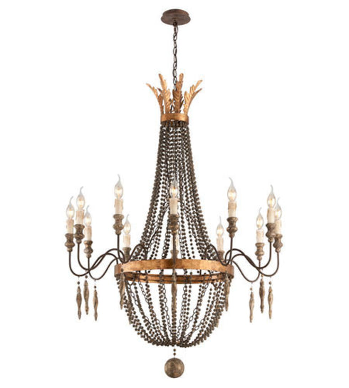 Troy Delacroix 12 Light Chandelier Large Model: F3537