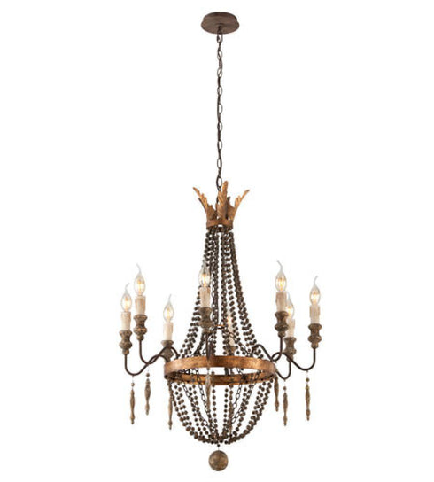 Troy Delacroix 8 Light Chandelier Model: F3535