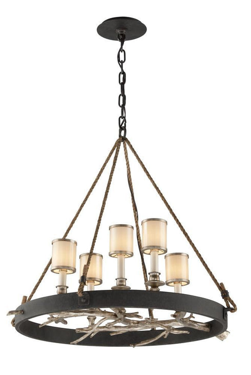 Troy Drift 5 Light Chandelier Dining Model: F3446