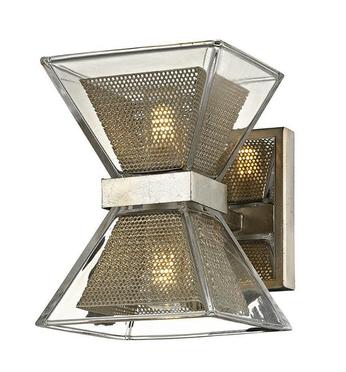 Troy Expression 2 Light Wall Bath Silver Leaf Model: B5811