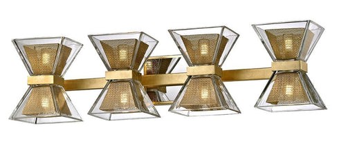 Troy Expression 8 Light Wall Bath Gold Leaf Model: B5804