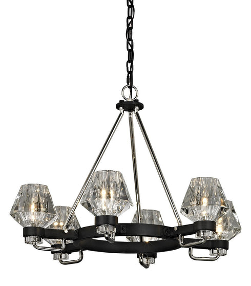 Troy Faction 6 Light Chandelier Model: F5886